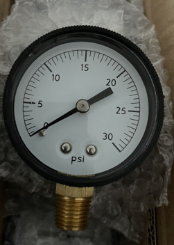 0-30 calibre de pressão seco 1/4NPT da libra por polegada quadrada para a caixa do ABS da associação
