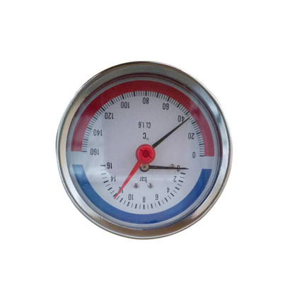 Manômetro Thermo 0-6bar de 1/2 BSP calibre de pressão da temperatura de 1/4" de 100MM